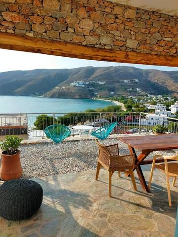 Cottage pour 6 personnes, avec vue et jardin dans Egíali