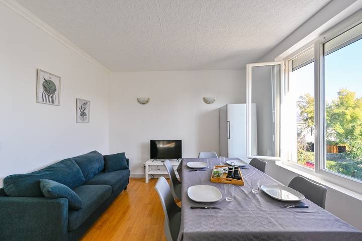 Appartement de vacances pour 6 personnes, avec jardin
