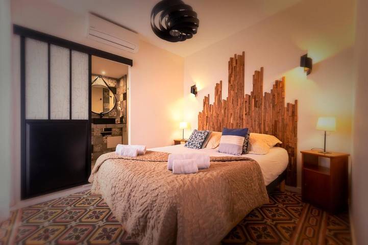 Hôtel pour 2 personnes, avec piscine et terrasse ainsi que vue et sauna