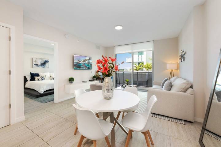 Apartamento entero, Apartamento de vacaciones para 4 personas con balcón in Miami, Florida