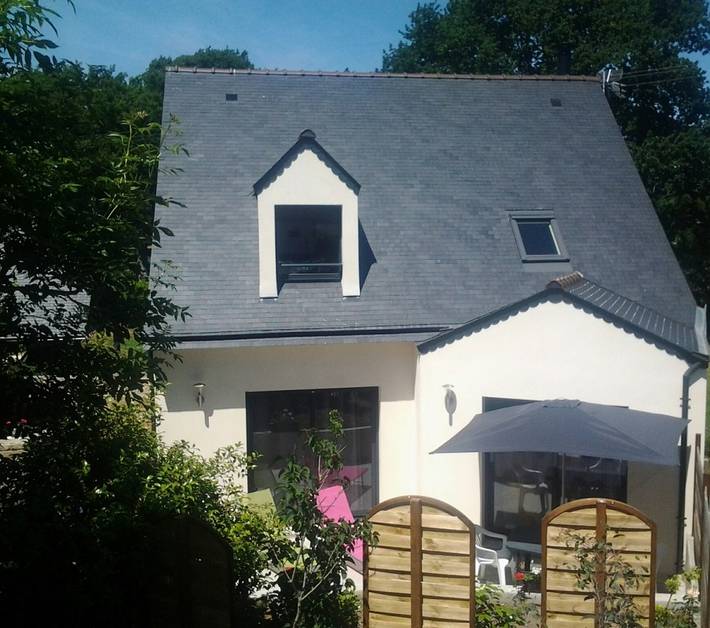 Gîte pour 4 personnes, avec Terrasse ainsi que Jardin et Vue à Carnac