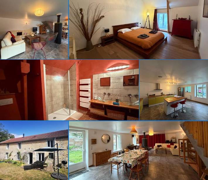 Location de vacances pour 6 personnes, avec vue et jardin à Commes - 2