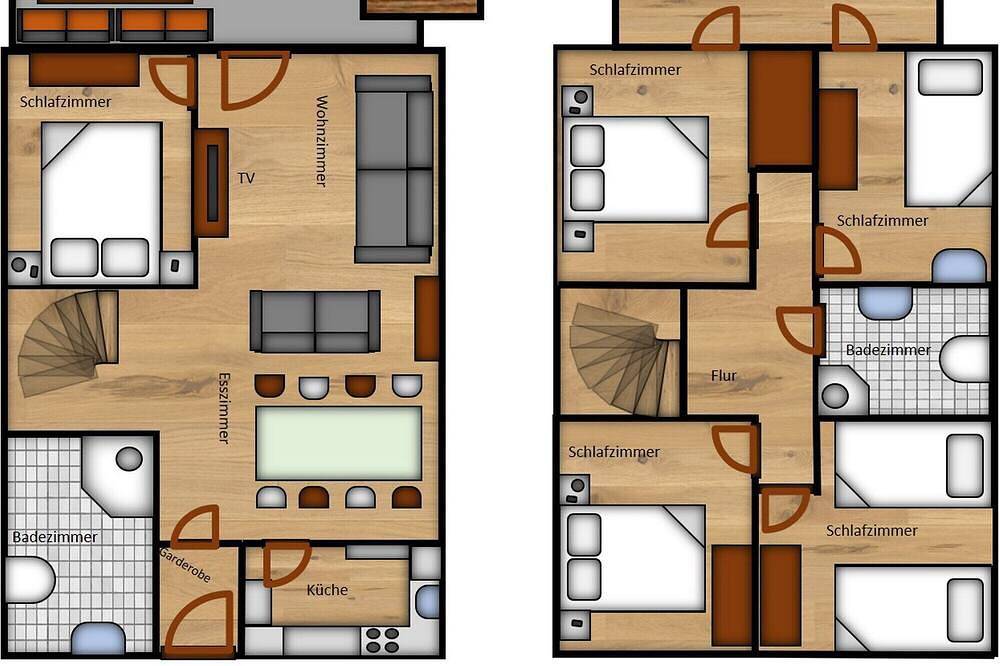 Ferienhaus bei Diane (eigene Sauna, Wlan, See, Wald, Wellness) in Kirchheim, Knüllgebirge