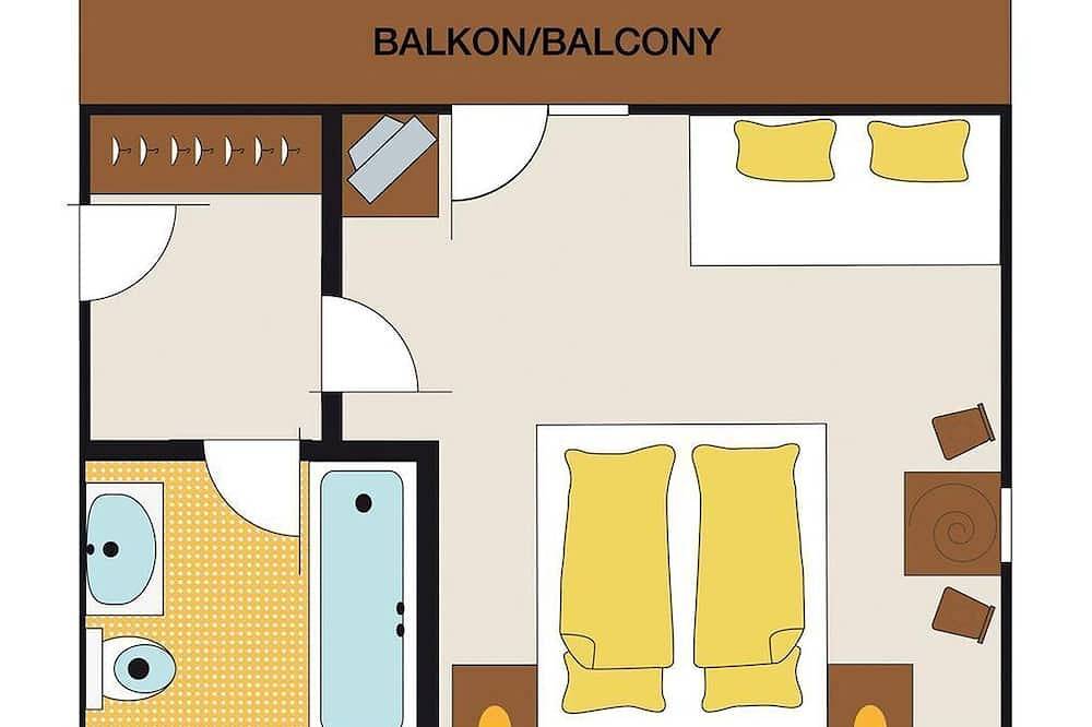 Doppelzimmer Balkon und Seeblick - Hotel Restaurant Stefanihof in Salzkammergut-Berge, Fuschl am See