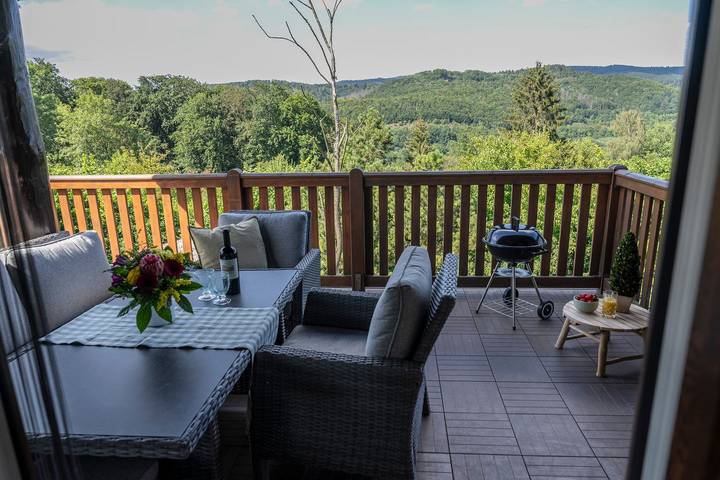 Ferienhaus für 6 Personen, mit Balkon und Terrasse sowie Garten und Ausblick in Bad Lauterberg