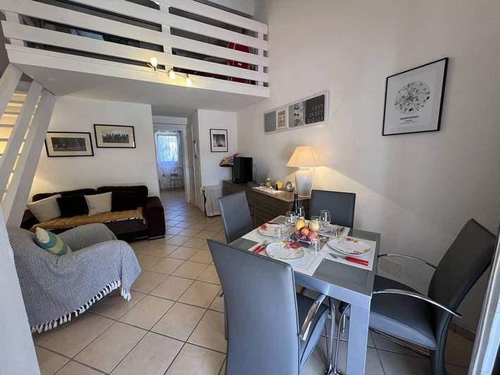 Renovierte T3 Villa mit Klimaanlage und WIFI, strandnah, 5 Pers in Le Barcarès, Côte d'Améthyste