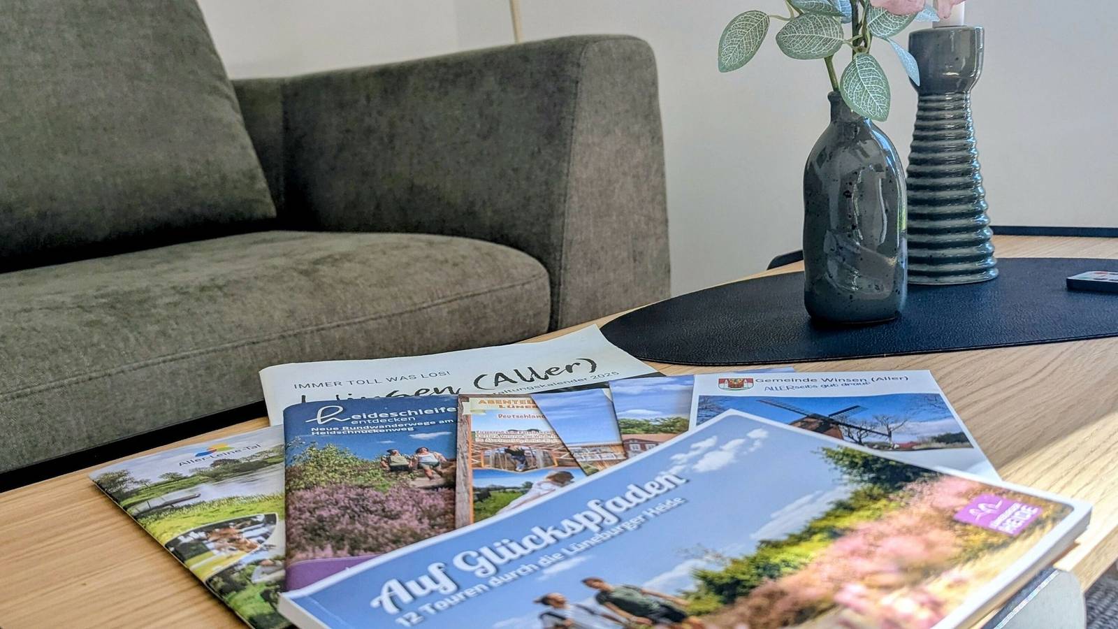 Ferienhaus Calluna – Stilvolle Doppelhaushälfte in der Lüneburger Heide, Hunde willkommen in Winsen (Aller), Aller-Leine-Tal