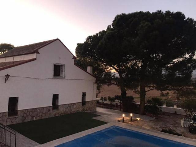 Casa rural para 12 personas, con piscina además de vistas y jardín en Fuente Álamo de Murcia