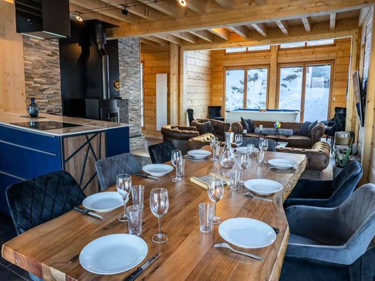 Appartement entier, Chalet aux Orres avec accès aux remontées mécaniques in Les Orres, Parc national des Écrins