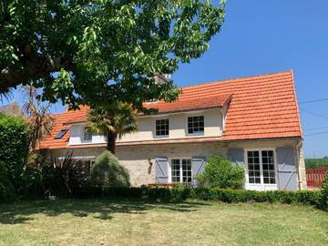 Gîte pour 8 personnes, avec vue et jardin à Géfosse-Fontenay