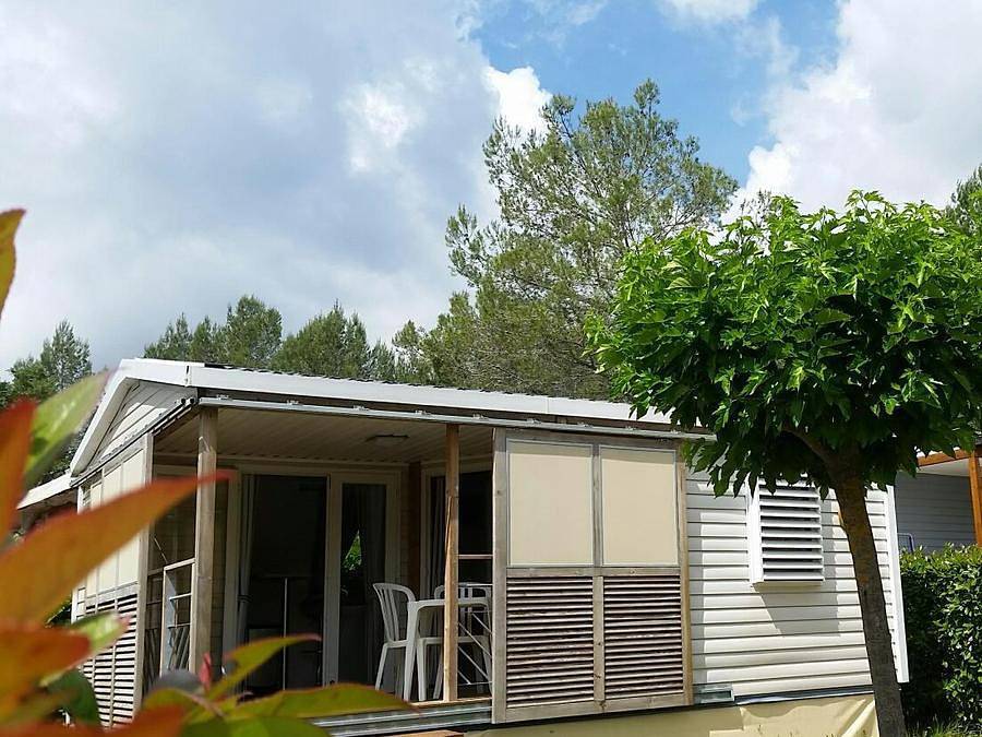 Flower Camping Domaine Villa Verde - Mobilhome 2 personas - Mobilhome Cabane - 1 habitación Aire acondicionado 2 pers in Callas, Region de Draguignan