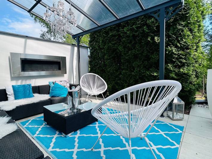 Ferienhaus für 4 Personen, mit Balkon und Garten - 1