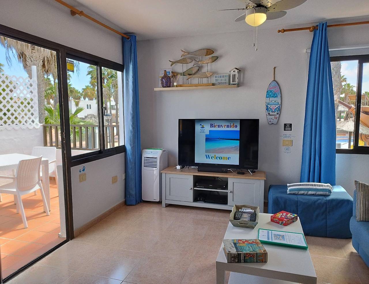 Appartamento intero, Appartamento vacanza per 2 Persone  + 2 Bambini ca. 40 qm in Corralejo, Fuerteventura (Costa nord di Fuerteventura) in Corralejo, La Oliva