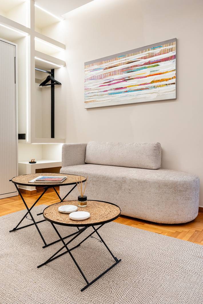 Hel lejlighed, The Apex Boutique Apartment B1 with Balcony, Wi-Fi and Air Conditioning in Central del af Athen, Athen