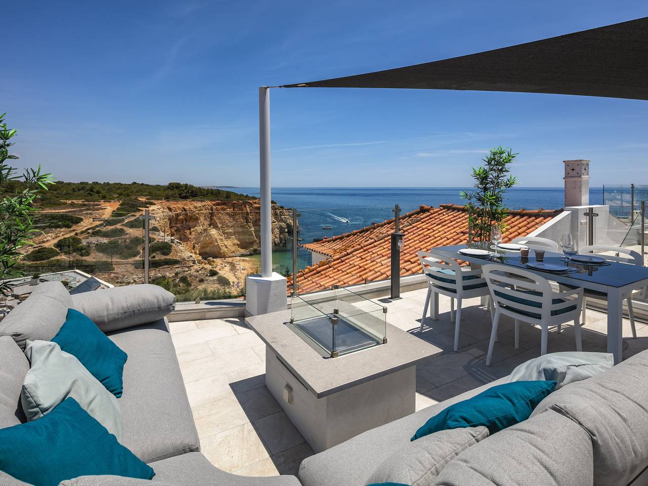 Ganze Wohnung, Apartment mit Meerblick - 4 Pers. in Lagoa, Faro Distrikt