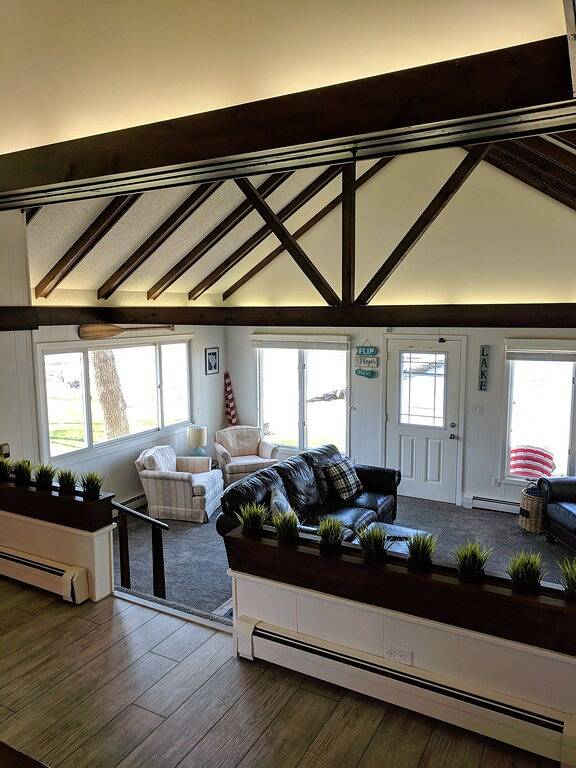 Hamptons Art Lake House am Sunset Point. Mit Wasser im Osten und im Westen! in Chisago County