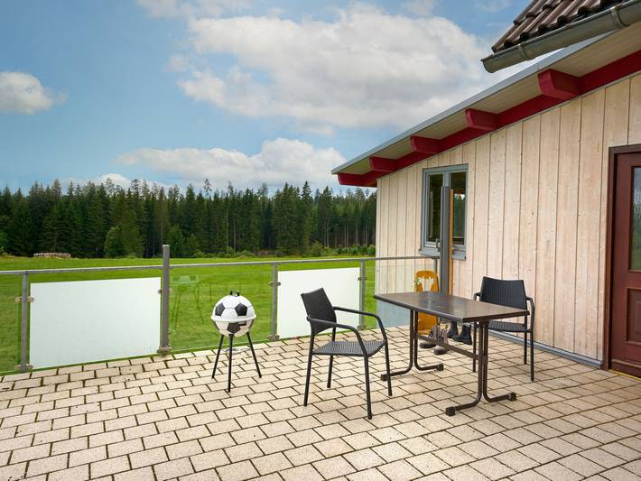 Ferienwohnung für 4 Personen, mit Terrasse und Garten sowie Ausblick, mit Haustier in Eisenbach - 3