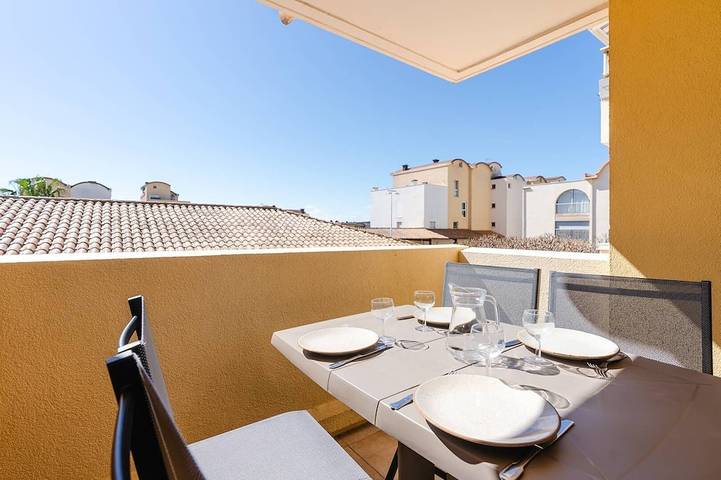 Appartement de vacances pour 4 personnes, avec piscine à Gruissan