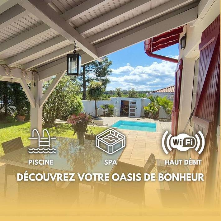 Chalet para 6 personas, con jardín además de jacuzzi y piscina - 1