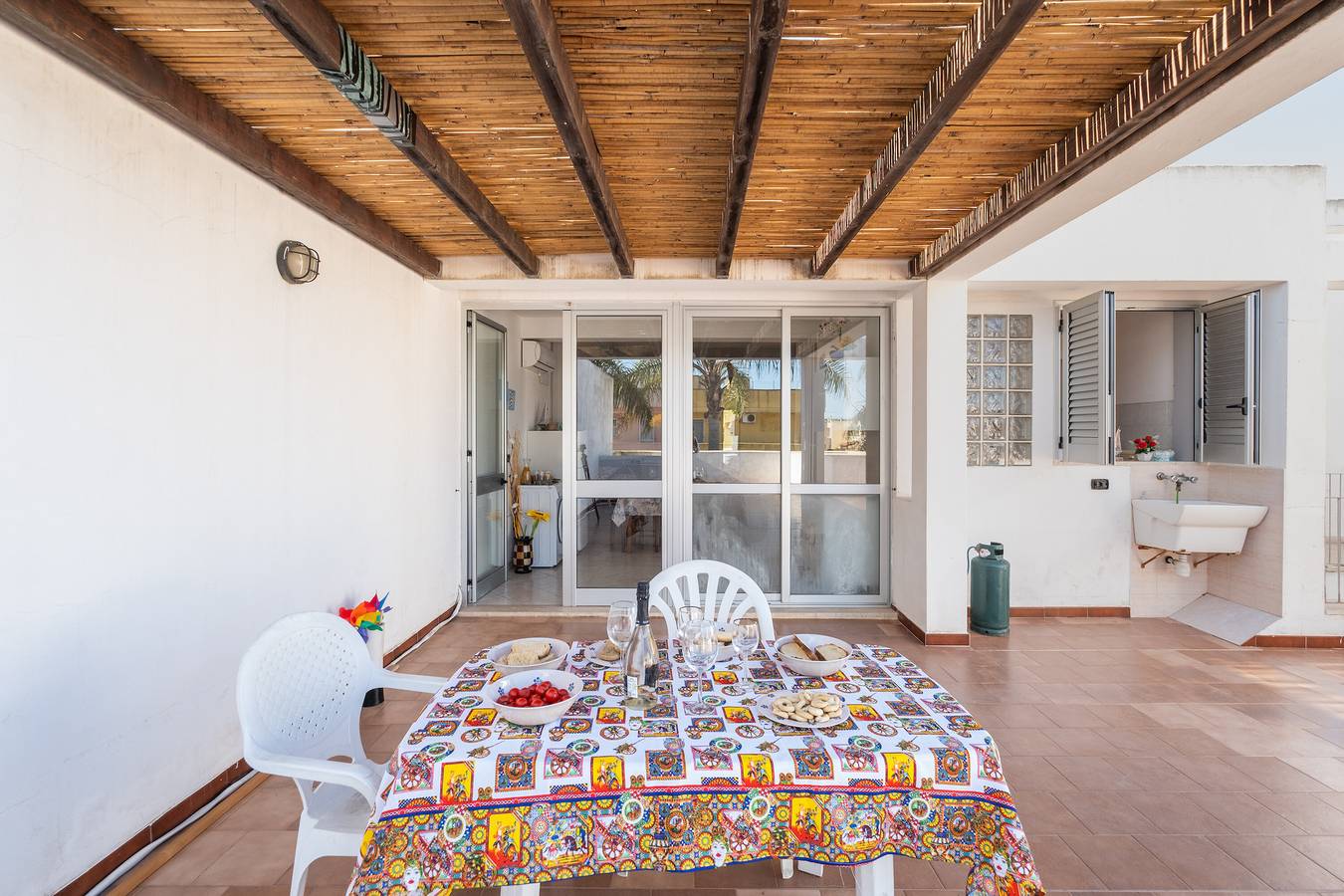 Ferienhaus 'Villetta Panoramic Rooftop San Foca' mit privater Terrasse, Wi-Fi und Klimaanlage in San Foca, Lecce Provinz