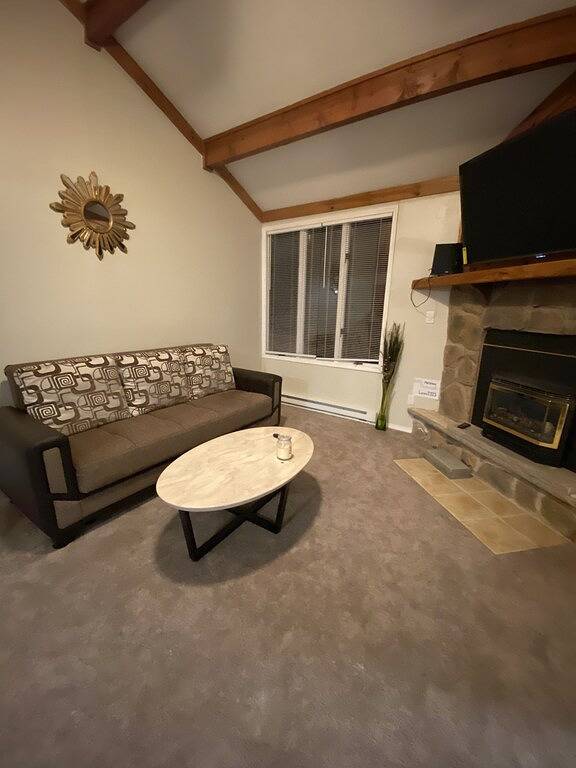 Mountain gateway in the beautiful Lake Harmony in Hickory Run State Park