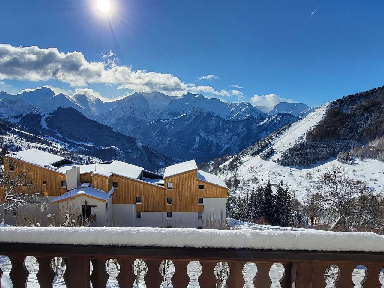 Geheel appartement, Vakantieappartement voor 6 personen met balkon in Huez, Écrins Nationaal Park