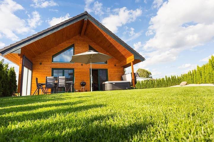 Chalet für 5 Personen, mit Whirlpool und Terrasse im Fichtelgebirge