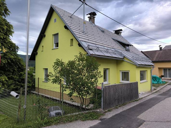 Ferienhaus für 6 Personen, mit Terrasse und Garten sowie Ausblick
