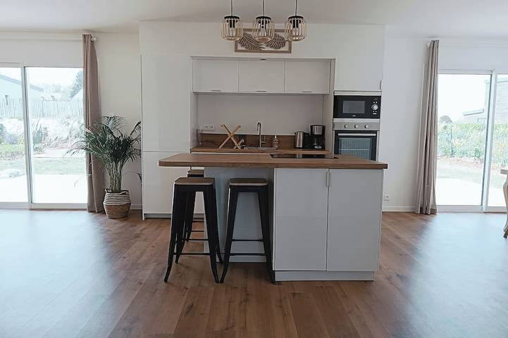 Maison de vacances pour 4 personnes, avec Terrasse et Jardin