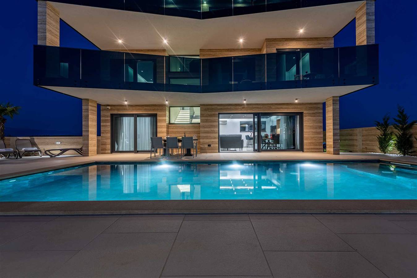 Panoramablick auf das Meer | Luxuriöse Villa | Ideal für 10 Personen in Privlaka, Zadar