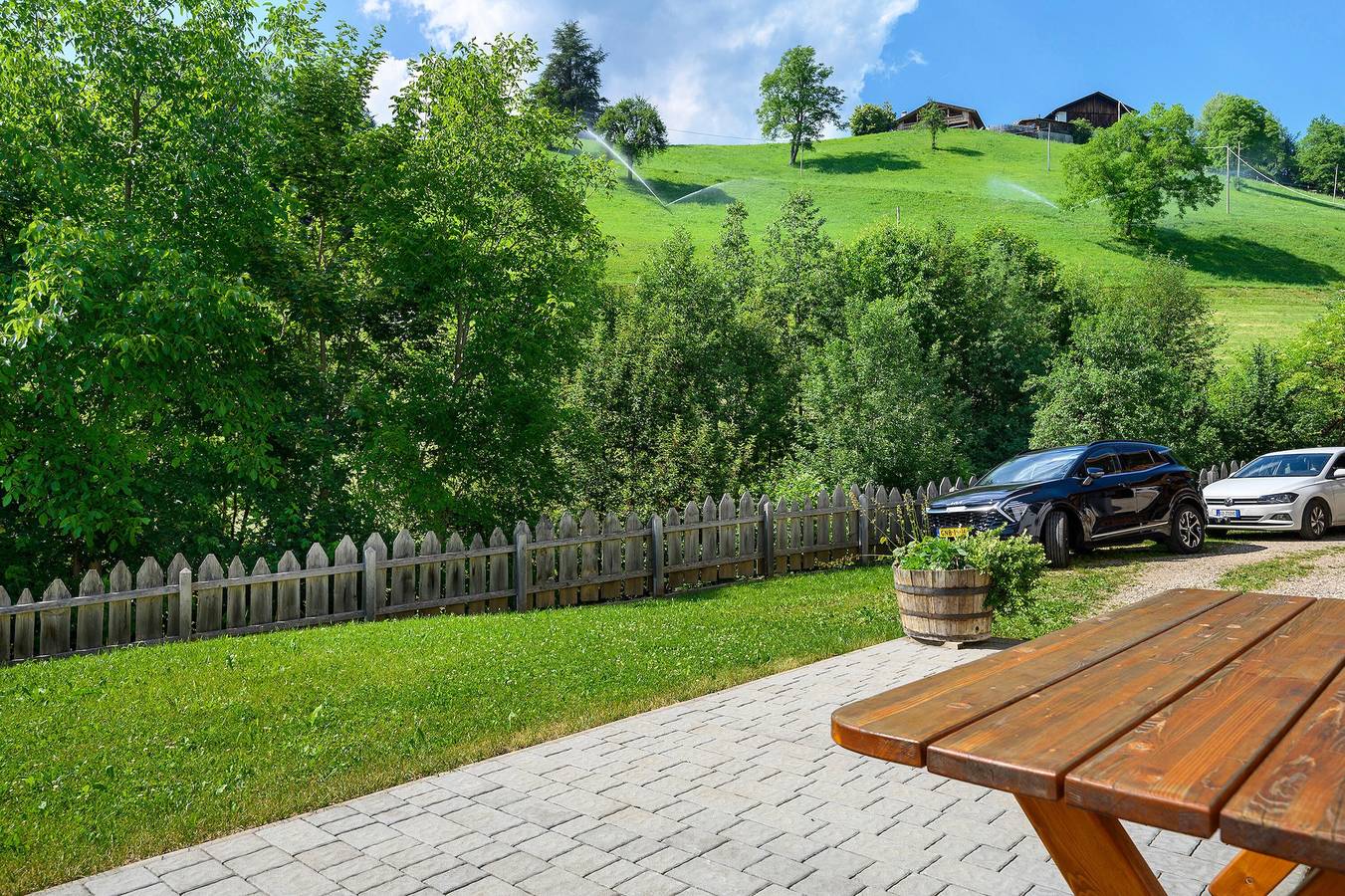 Ganze Wohnung, Ferienwohnung 'Schlern' mit Bergblick, privater Terrasse und Wi-Fi in Ums, Völs am Schlern