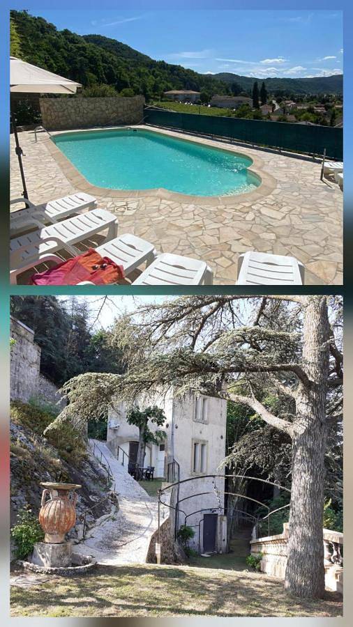 Maison de vacances pour 2 personnes, avec vue ainsi que jardin et piscine