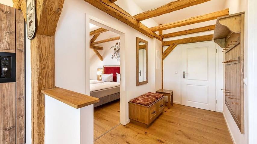 Ferienwohnung für 5 Personen, mit Garten und Sauna, mit Haustier in Rudolstadt