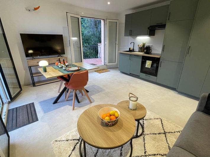 Maison d’hôte pour 2 personnes, avec jardin ainsi que balcon et vue à Menton - 4