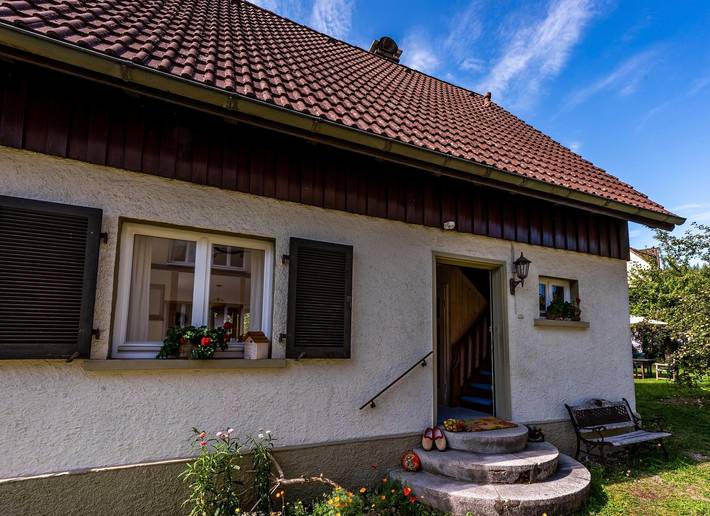 Ferienhaus für 4 Personen, mit Garten