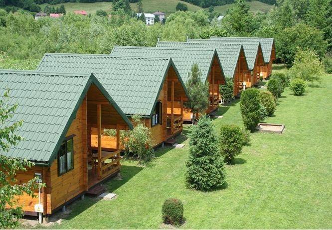 Domki i pokoje przy ujściu in Myczkowce, Karpaty (Polska)
