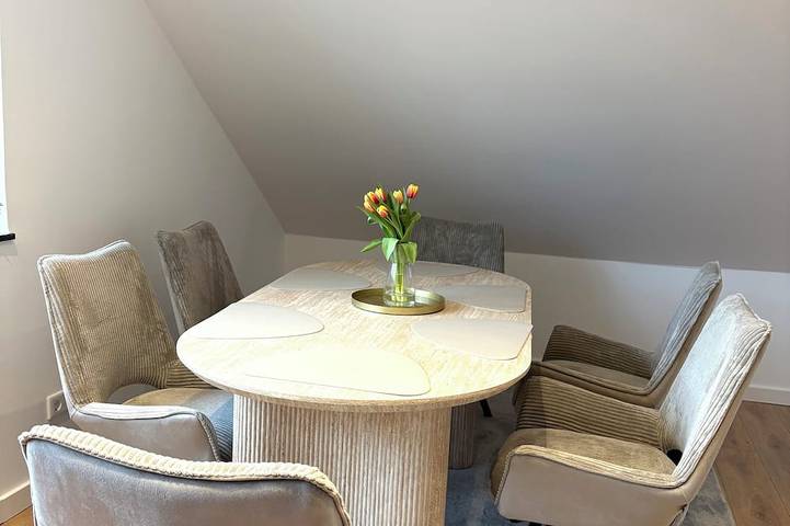 Ferienwohnung für 6 Personen, mit Whirlpool und Terrasse sowie Garten und Sauna in Bordelum