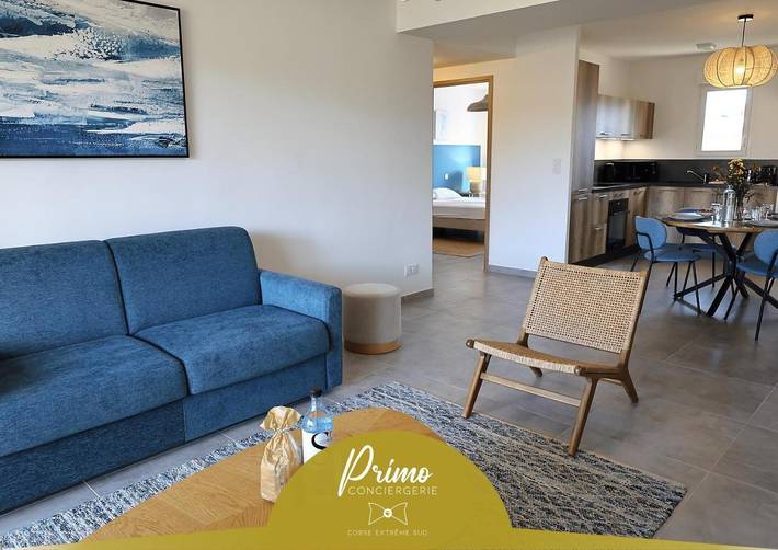 Villa pour 5 personnes, avec jardin et vue à Bonifacio