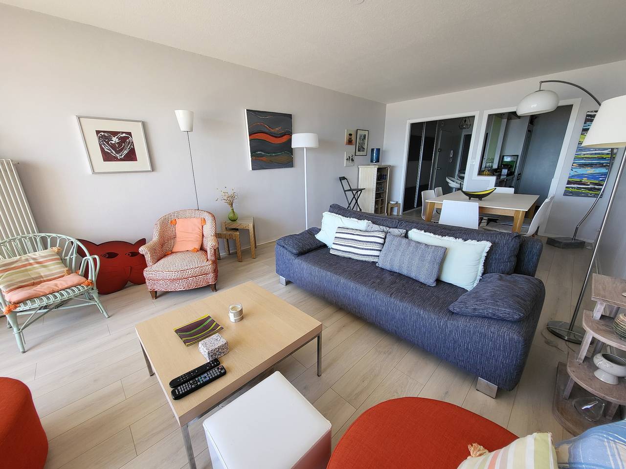 Entire apartment, Beautiful T3 apartment with balcony, parking and Wi-Fi in Les Sables-d'Olonne in Les Sables-d'Olonne, Vendée