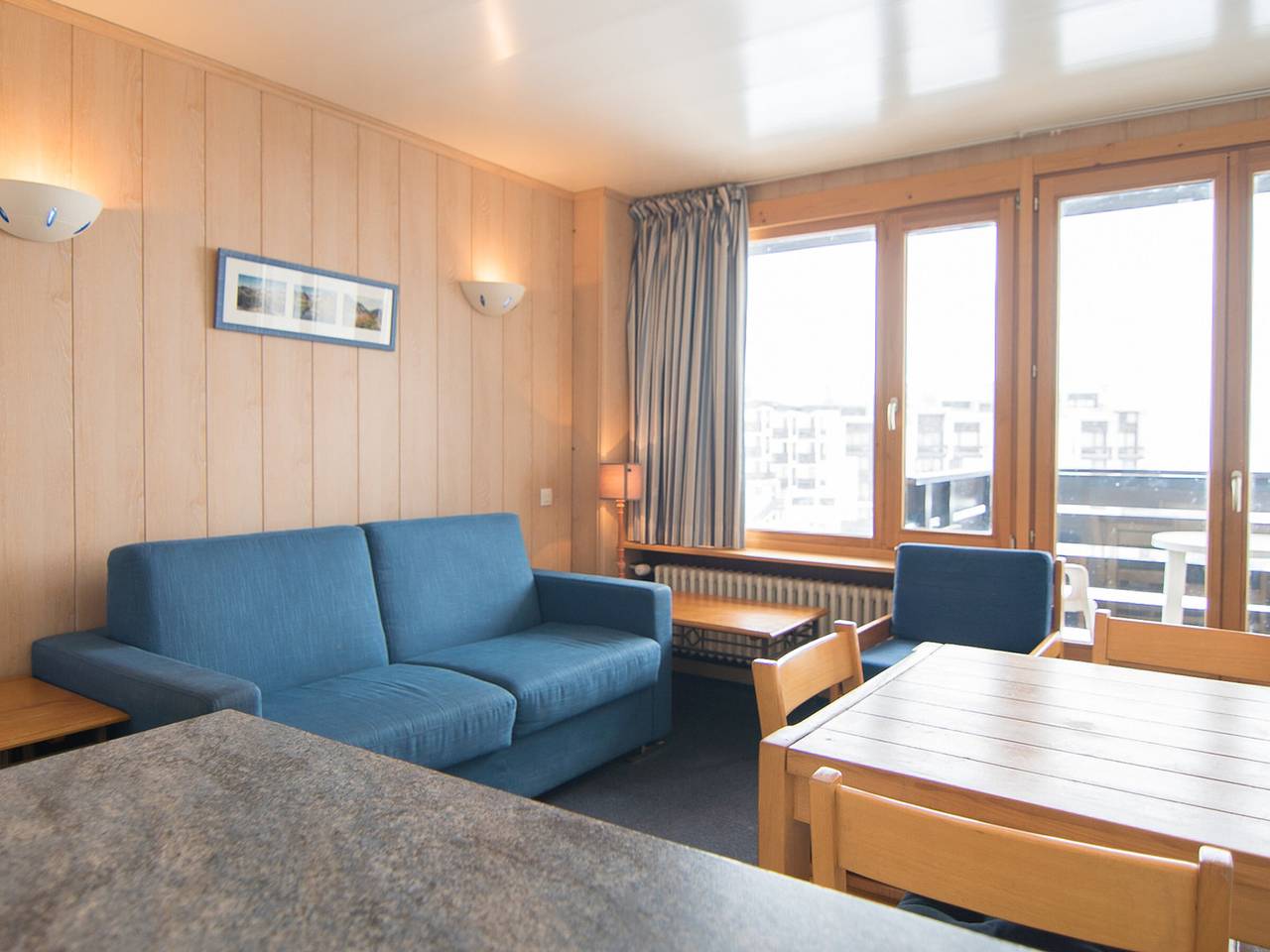 Entire studio, Southwest studio, ski-in/ski-out, wifi included in Tignes, Massif de la Vanoise
