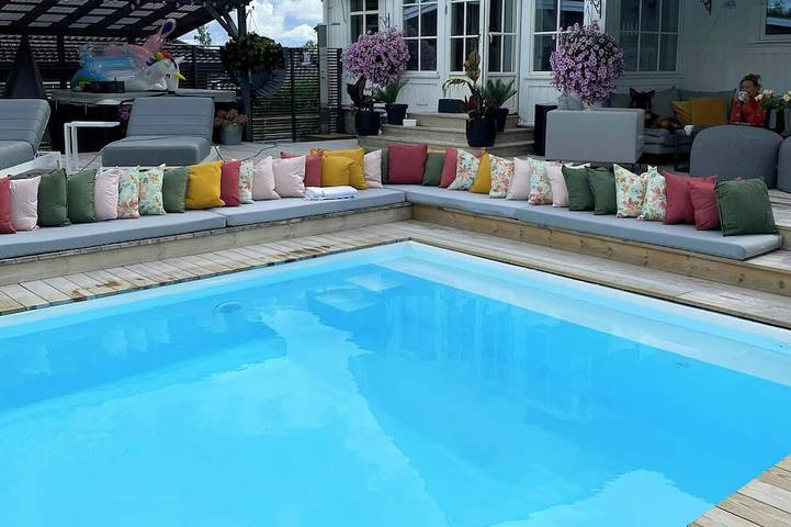 Ferienhaus für 9 Personen, mit Pool und Garten, mit Haustier - 1