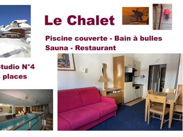 Gîte pour 4 personnes, avec piscine et balcon à Eaux-Bonnes