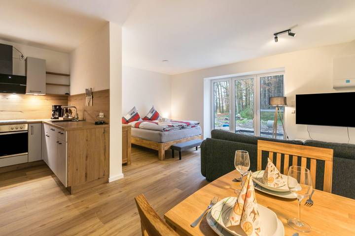 Studio für 4 Personen, mit Garten in Angeln Halbinsel