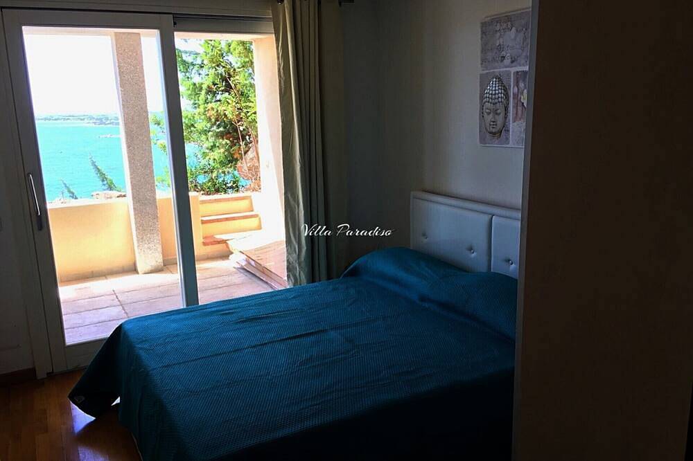 Ononderbroken uitzicht op zee, idyllische locatie, privé zwembad met zout water, volledige privacy in Terra Mala, Provincie Cagliari