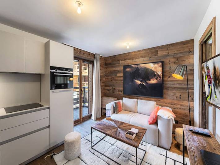 Chalet pour 3 personnes, avec sauna et balcon à Megève