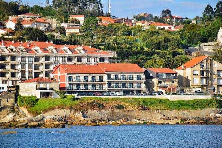 Casa de férias para 5 pessoas, com vista e terraço, com animais de estimação em Sanxenxo