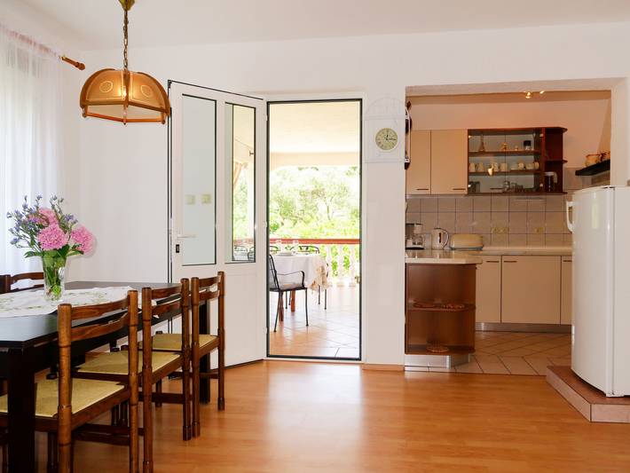 Ferienwohnung für 6 Personen, mit Garten und Balkon auf Rab - 4