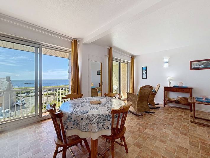 Ganze Wohnung, Quiberon - 2-Zimmer-Wohnung mit Balkon, Parkplatz und Haustiere erlaubt in Quiberon, Côte des Mégalithes
