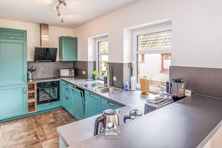 Top Ferienhaus, Neubau, zentral, für bis zu 8 Personen + Hund in Hafen Büsum, Büsum