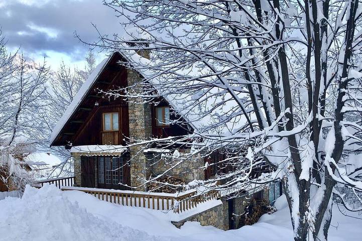 Chalet pour 14 personnes, avec balcon et jardin
